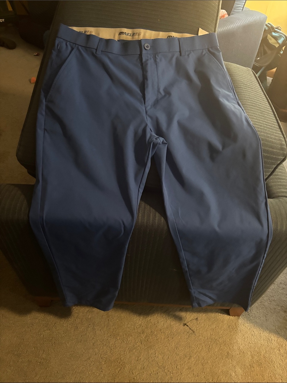 Men's Performance Chino Pants in Navy Blue